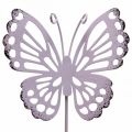 Floristik24 Havespil sommerfugl metal trefarvet L25cm 6stk
