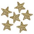 Floristik24 Stjerneglitter 1,5 cm til spredning af guld 144stk