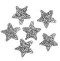 Floristik24 Stjerneglitter 1,5 cm for at drysse sølv 144stk