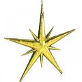 Floristik24 Julepynt stjernevedhæng gylden B11,5cm 16stk