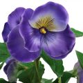 Floristik24 Kunstig stedmoderblomst violet kunstig blomstereng blomst 30cm