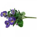 Floristik24 Kunstig stedmoderblomst violet kunstig blomstereng blomst 30cm