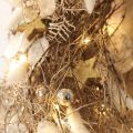 Scatter stars lys guld glimmer 4-5cm 40stk | Floristik24.dk