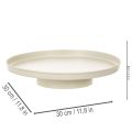 Dekorativ bakke 30 cm metalunderkop til plantedekoration | Floristik24.dk
