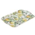 Floristik24 Bakke citron borddekoration sommer melamin 21x13x1,5cm