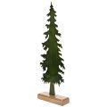 Dekorativt juletræ på træfod,