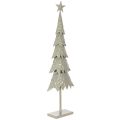 Floristik24 Dekorativt juletræ på fod med stjerne, festlig borddekoration, 74 cm