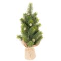 Floristik24 Kunstigt juletræ i jutesæk, lille borddekoration, mini juletræ, 38 cm