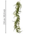 Kunstig fyrgrene-guirlande med kogler til adventsdekoration 218 cm | Floristik24.dk