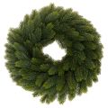 Floristik24 Kunstig grangrenkrans, grøn, rund, 50 cm