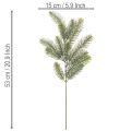 Kunstig grangren, festlig vinduesdekoration, 50 cm, 3 stk. | Floristik24.dk