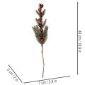 Kunstig grangren med julekugler, 48 cm, 2 stk. | Floristik24.dk
