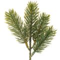 Floristik24 Kunstig grøn grangren til vinterdekorationer, 25 cm, 24 stk.