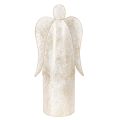 Englefigur lysestage, guld,