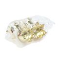 Fyrfadslysholder kronguld Ø4,8cm 4stk | Floristik24.dk