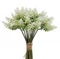 Floristik24 Druehyacint kunstig hyacint hvid 28cm 12stk i bundt