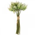 Floristik24 Druehyacint kunstig hyacint hvid 28cm 12stk i bundt