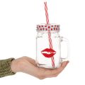Drikkeglas med låg og hank Ø7cm H13,5cm | Floristik24.dk