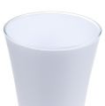 Floristik24 Vase &quot;Fizzy&quot; Ø13,5cm H20,5cm hvid, 1stk