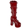 Floristik24 Dekorativ vase-støvle med sløjfedesign 37 cm