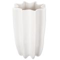 Floristik24 Ribbet vase, høj dekorativ vase til tørrede blomster, 24 cm