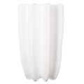 Ribbet vase, høj dekorativ vase til tørrede blomster, 24 cm | Floristik24.dk