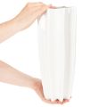 Blomstervase riflet moderne dekorativ vase 38 cm | Floristik24.dk