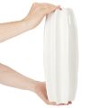 Ribbet vase, moderne keramikvase til tørrede blomster, 40 cm | Floristik24.dk