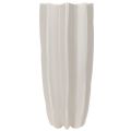 Moderne ribbet vase, høj dekorativ vase til tørrede blomster, 38 cm | Floristik24.dk