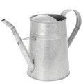 Floristik24 Galvaniseret dekorativ vandkande, metal, grå, vintage look, 1,7L, H23cm, til stilfuld blomsterdekoration og plantekasser
