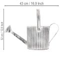 Vintage plantekasse Ø17cm, dekorativ vandkande, metalplantekasse shabby chic | Floristik24.dk