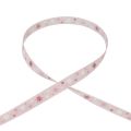 Floristik24 Bånd julegave bånd pink stjernemønster 15mm 20m