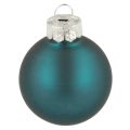 Julekugler, matte og blanke, små julepynter, 4 cm, 24 stk. | Floristik24.dk