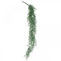 Grøn plante hængende kunstigt hængende plante med knopper grøn, hvid 100cm