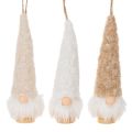 Floristik24 Dekorativ gnomefigur med skæg til ophængning, 17 cm, 6 stk.