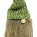 Floristik24 Elf med uld hatgrøn 21cm 2stk