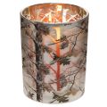 Glaslanterne med grendesign,