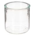 Floristik24 Glascylindervase, transparent, alsidig, 10 cm, 3 stk.