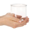 Glascylindervase, transparent, alsidig, 10 cm, 3 stk. | Floristik24.dk