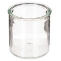 Floristik24 Rund glasvotivlysholder, klart glas, 8 cm, 3 stk.