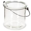 Glashængende lanterne Ø12cm