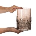 Glas fyrfadsstagehuse til borddekoration 23 cm | Floristik24.dk