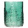 Glas fyrfadsstage med