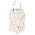 Floristik24 Hængende lanterne, sommerdekoration, makrame H35,5 cm B19 cm