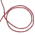 Floristik24 Uldtråd med trådfiltsnor glimmer lilla Ø5mm 33m