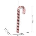 Kunstig slikkepind XL juledekoration 40 cm | Floristik24.dk