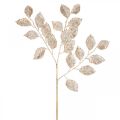 Floristik24 Dekorativ gren guld og glitter Julepynt gren glitter 65cm
