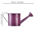 Dekorativ vandkande, lilla metalplantekasse, Ø13,5 cm H12,5 cm | Floristik24.dk