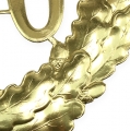 Floristik24 Jubilæumsnummer 50 i guld Ø40cm