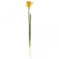 Floristik24 Kunstig påskelilje silkeblomst gul påskelilje 59cm